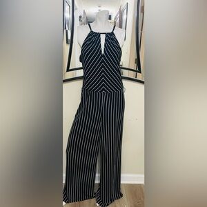 Ralph Lauren Black and White Striped Garment